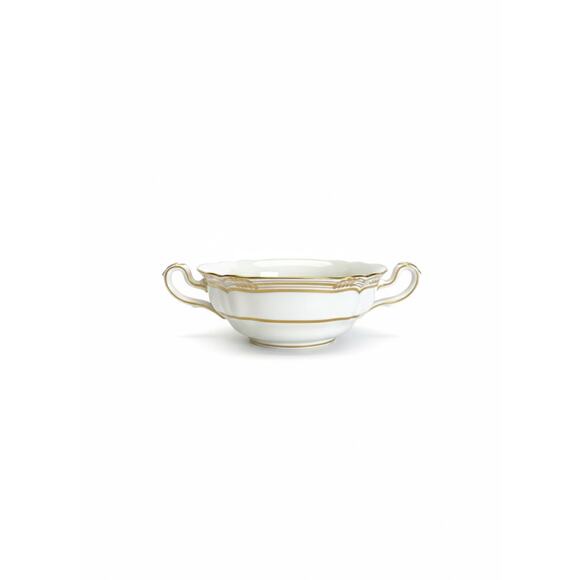 Spode Sheffield R568 Cream Soup Cup, Two-Handled Bouillon Bowl,  Bone China, - Picture 3 of 3